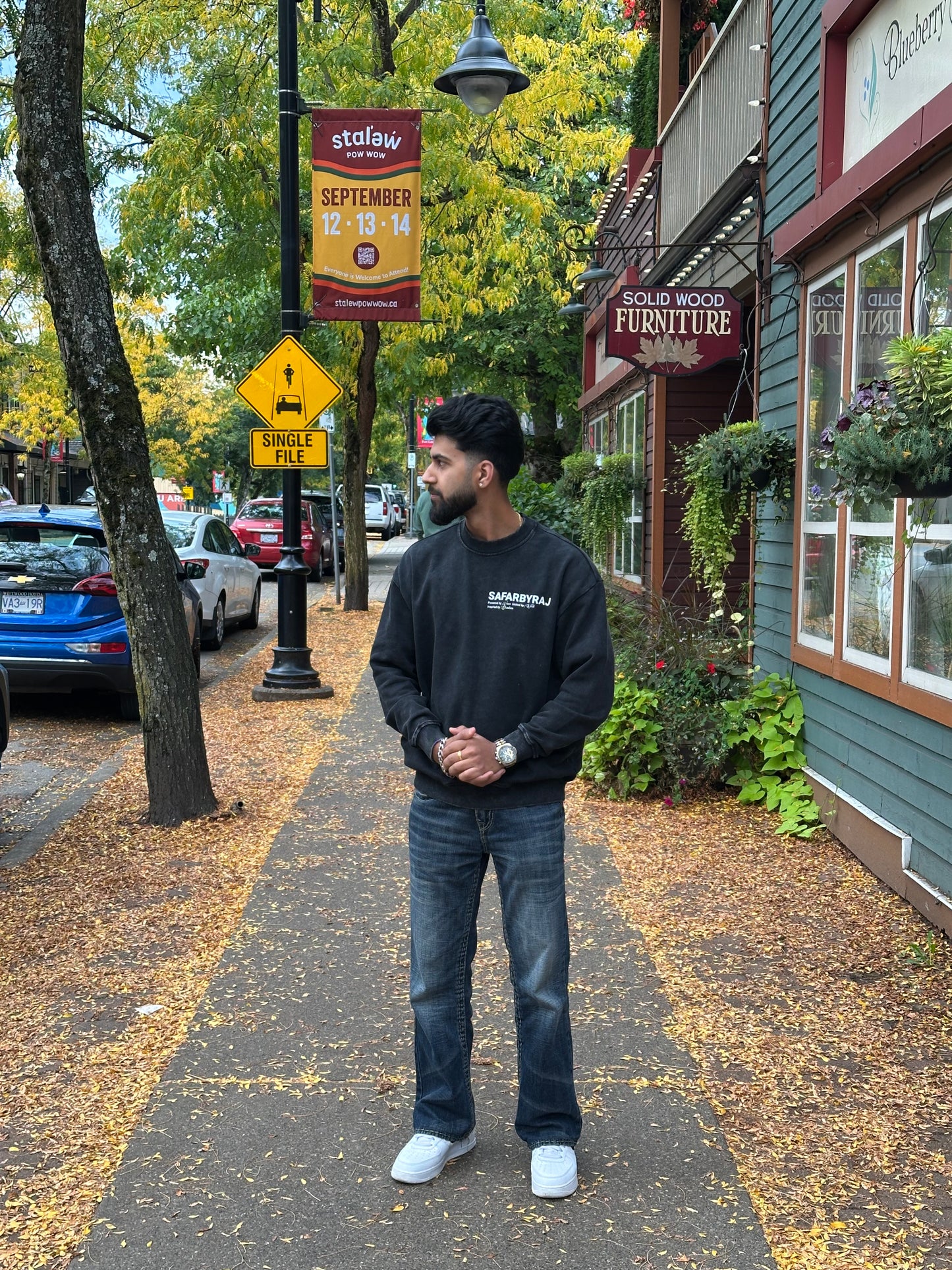Hustler's Club Washed Oversized Sweatshirt