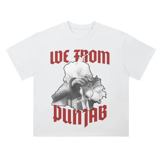 We From Punjab Drop Shoulder T-Shirt