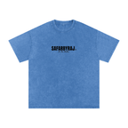 SAFARBYRAJ Acid Wash Oversize T-Shirt