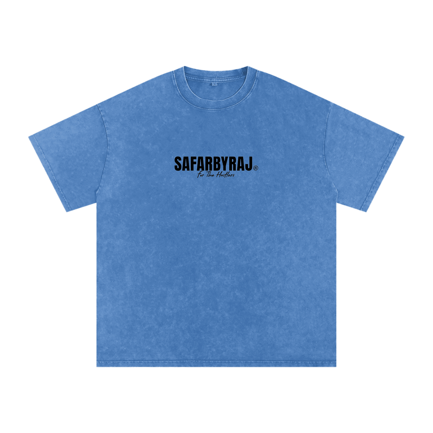 SAFARBYRAJ Acid Wash Oversize T-Shirt