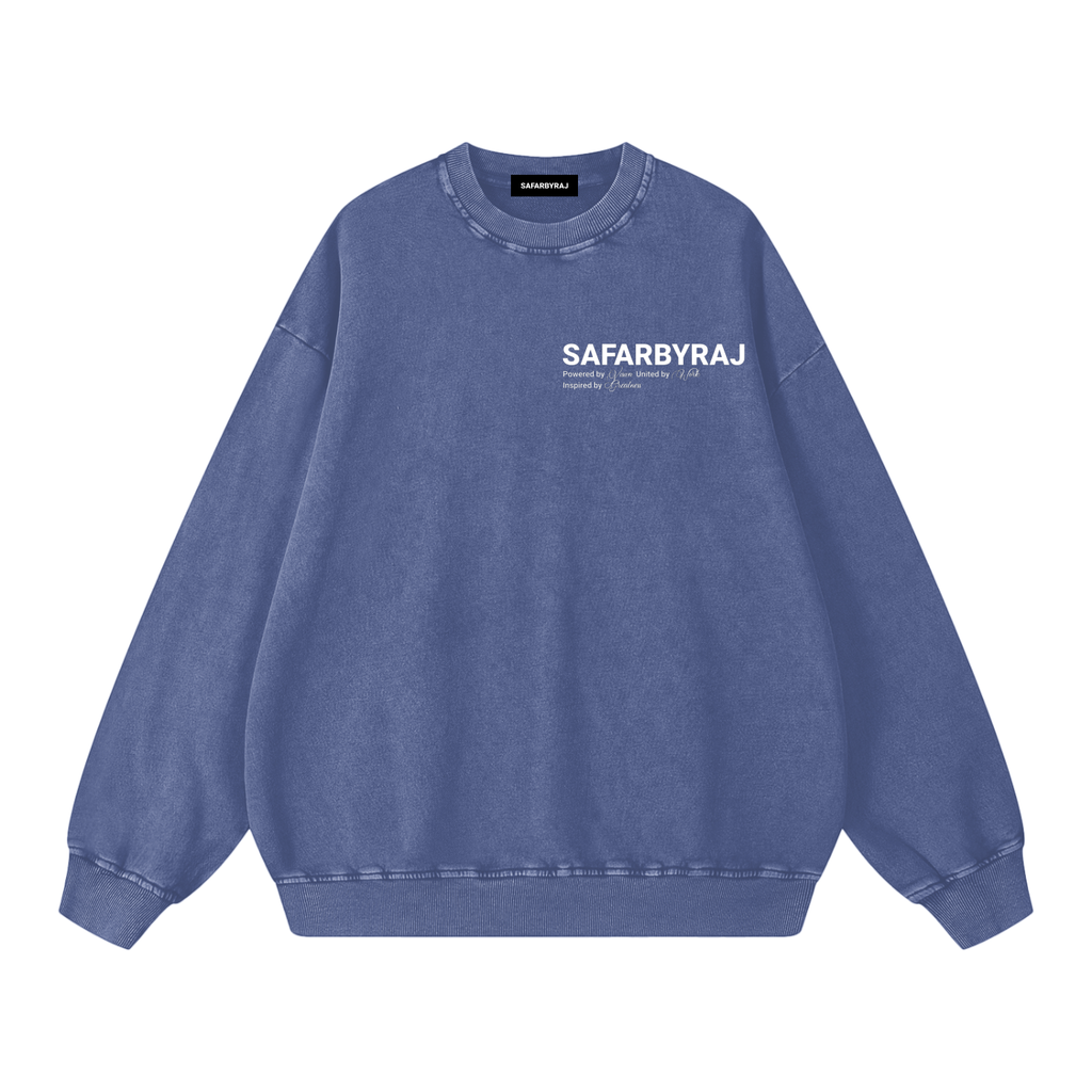 Hustler's Club Washed Oversized Sweatshirt