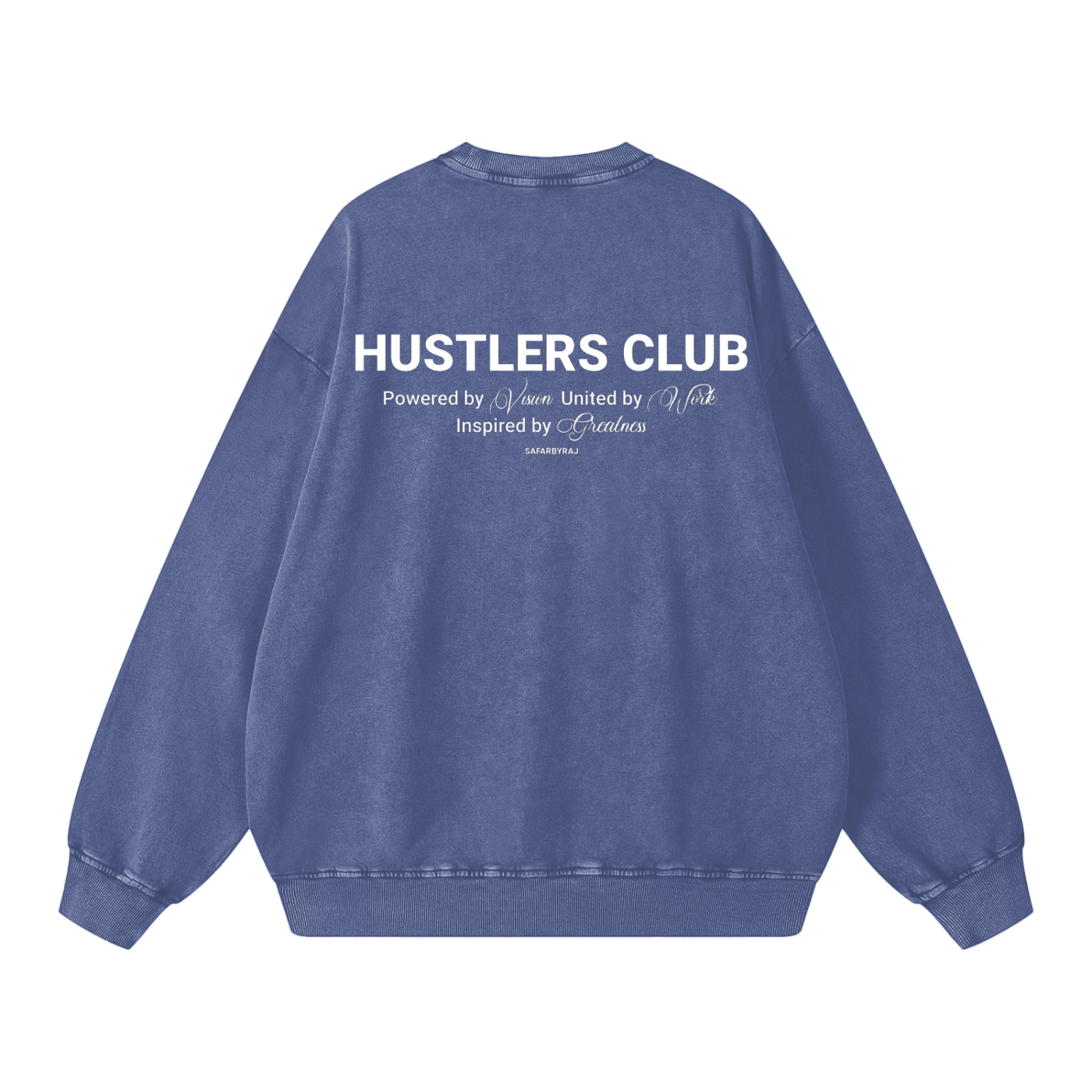 Hustler's Club Washed Oversized Sweatshirt