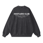 Hustler's Club Washed Oversized Sweatshirt