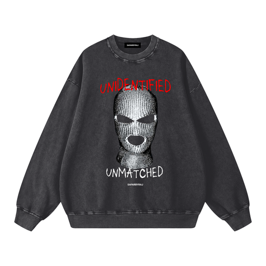 UNIDENTIFIED Washed Oversized Sweatshirt