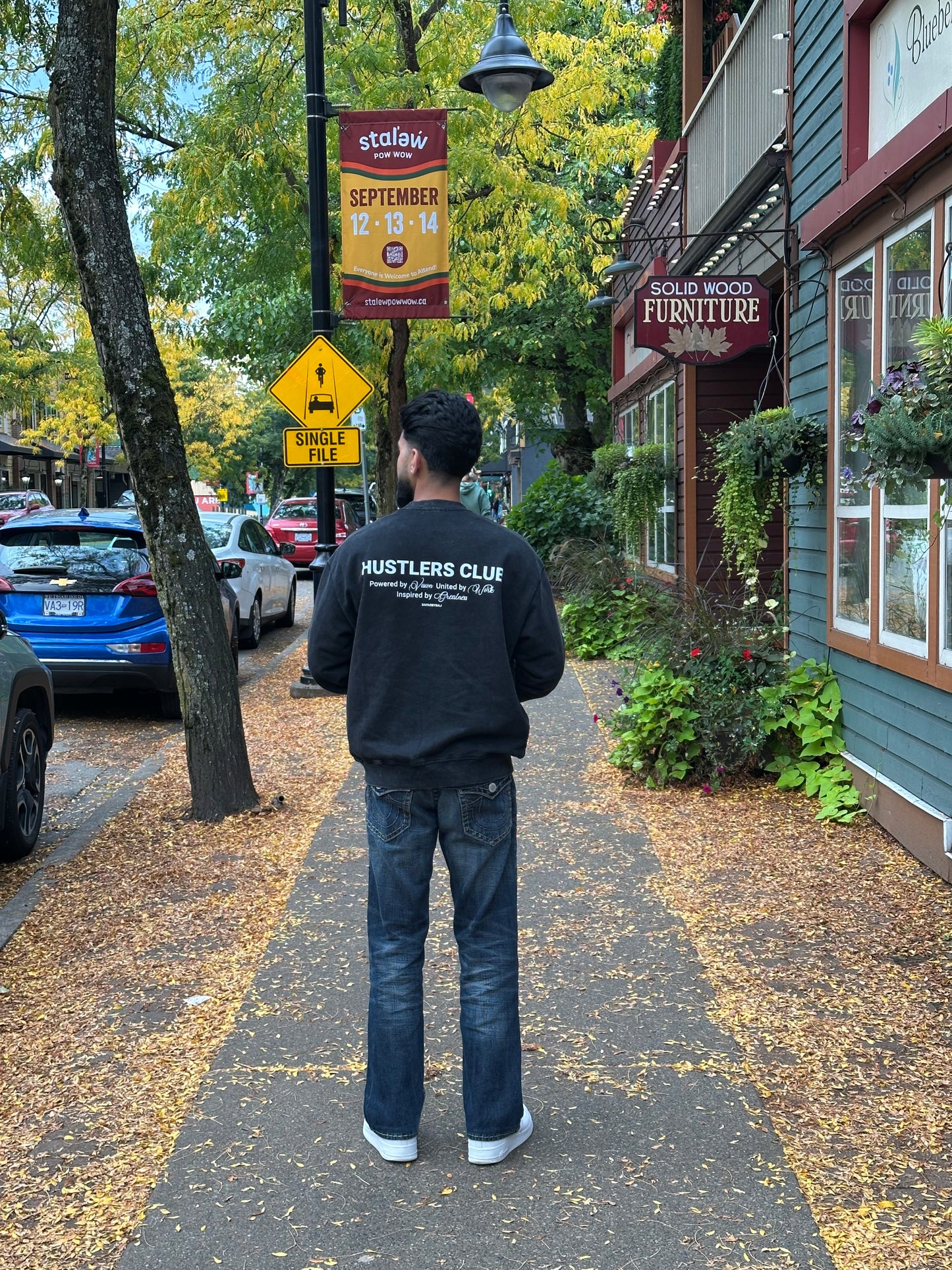Hustler's Club Washed Oversized Sweatshirt