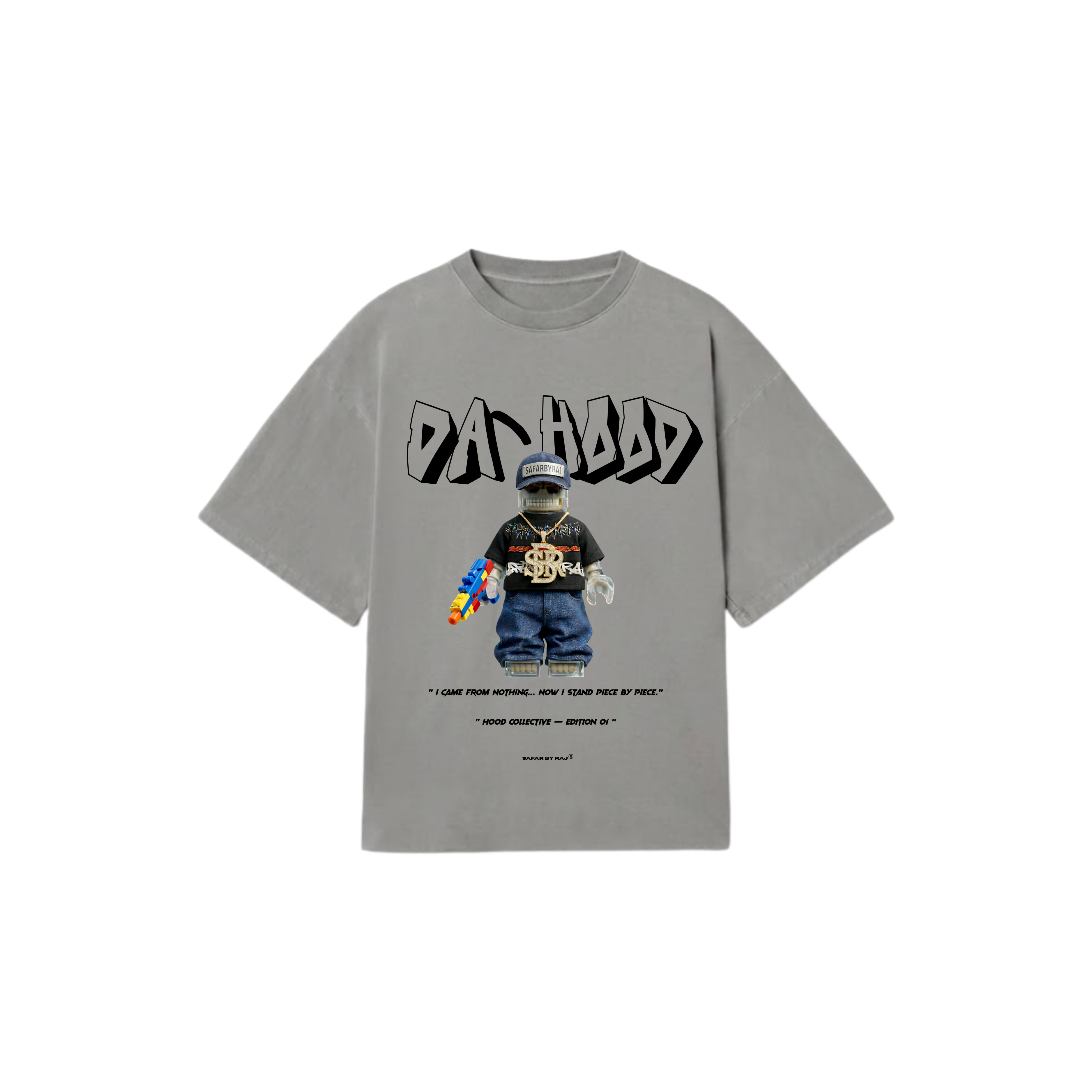 DA HOOD EDITION 1 OVERSIZED TSHIRT