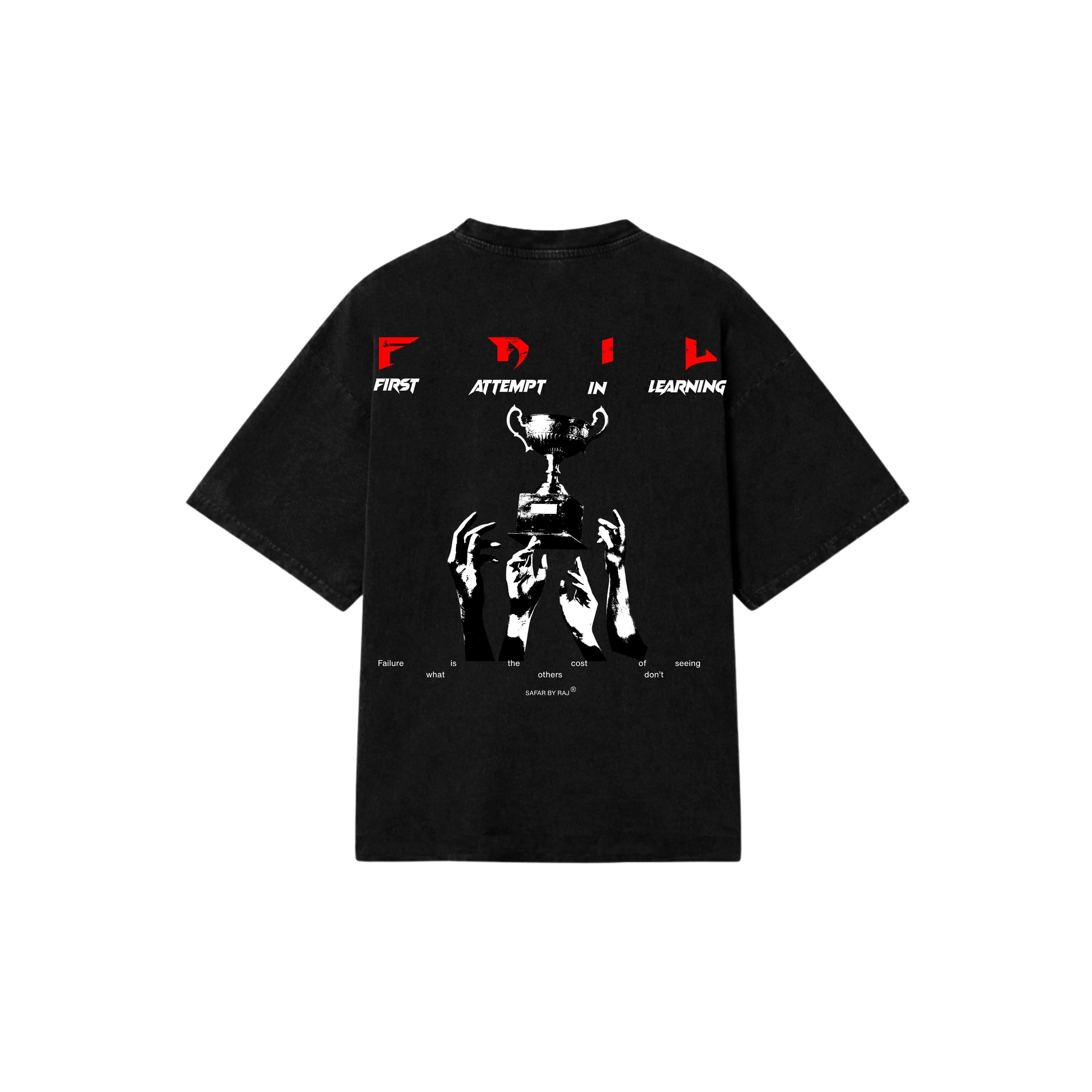 FIRST ATTEMPT FADED OVERSIZED TSHIRT