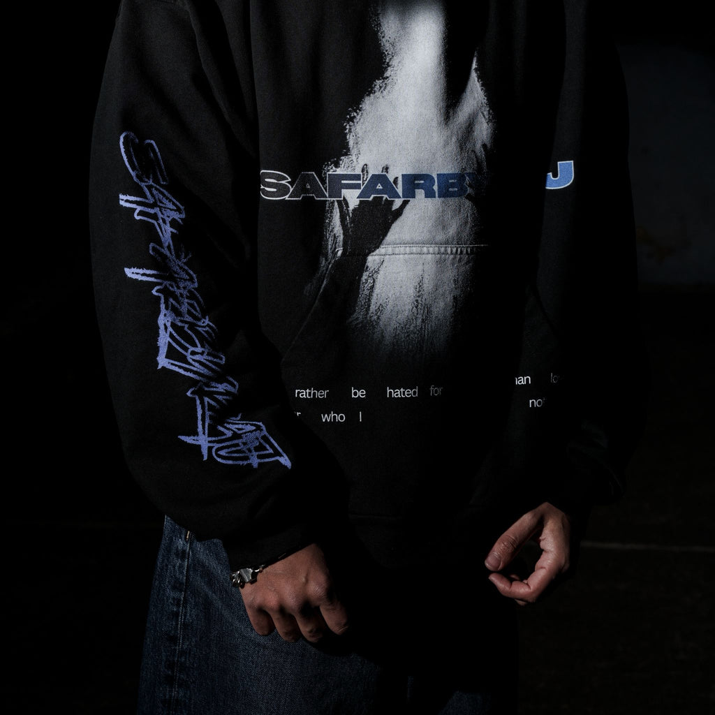 RISK EVERTHING SUN FADE BOXY HOODIE