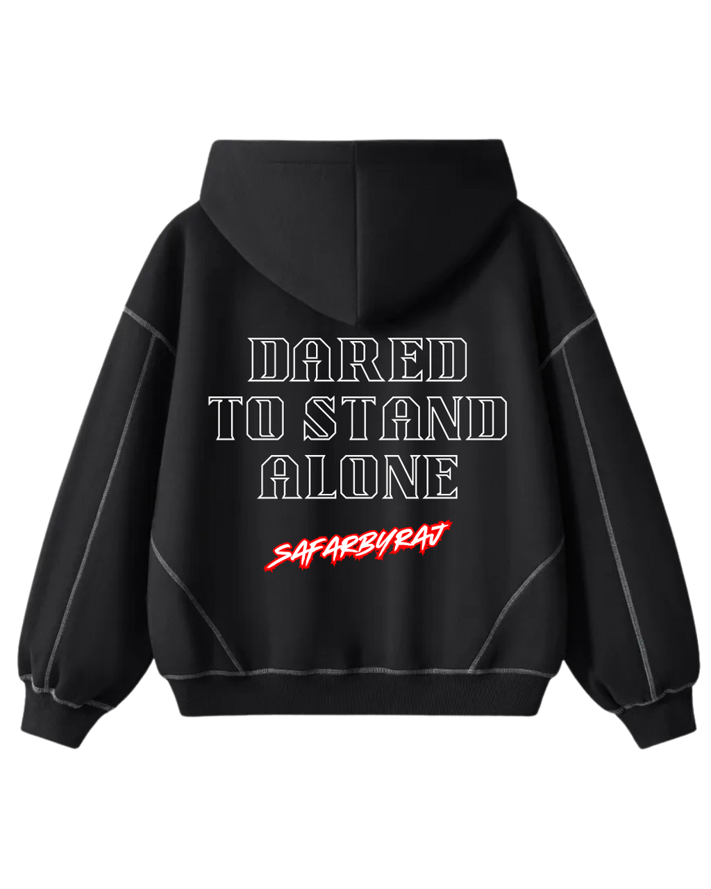 STAND ALONE Oversized Boxy Fleece Hoodie