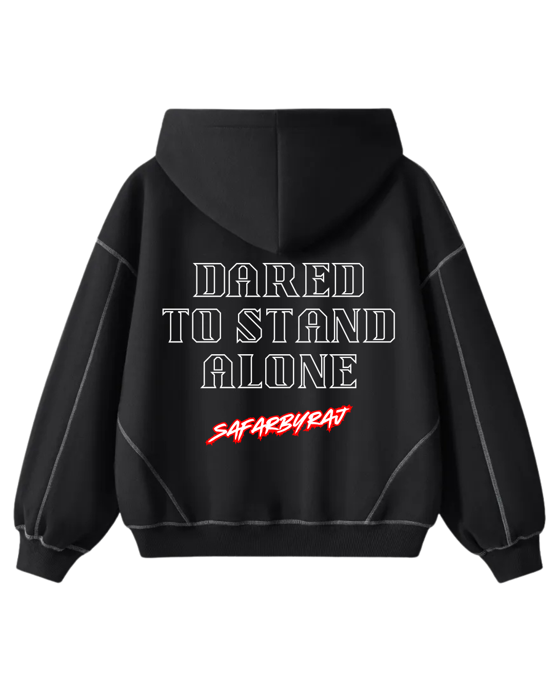 STAND ALONE Oversized Boxy Fleece Hoodie