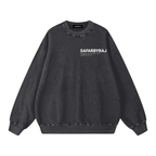 Hustler's Club Washed Oversized Sweatshirt
