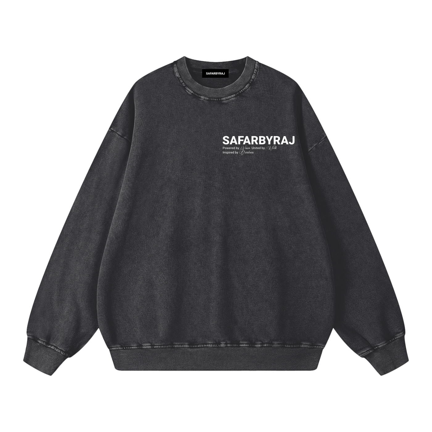 Hustler's Club Washed Oversized Sweatshirt